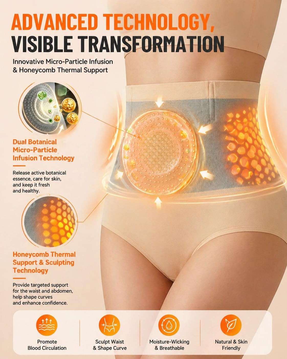 4-in-1 Micro-Particle Sculpting Fat-Burn Shorts