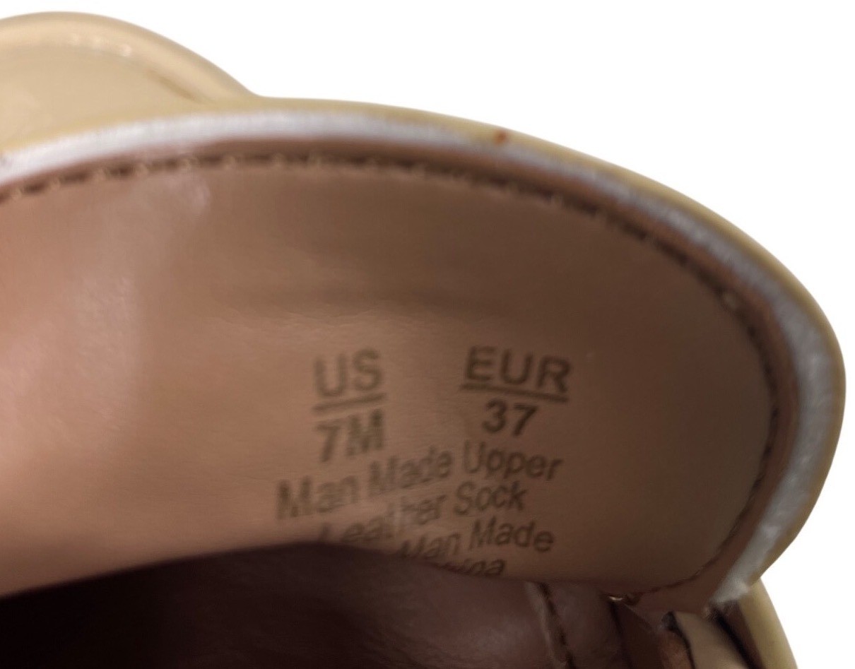 Sam Edelman NY Lug Sole Loafers Womens 7M Wheat Leather Platform Shoes