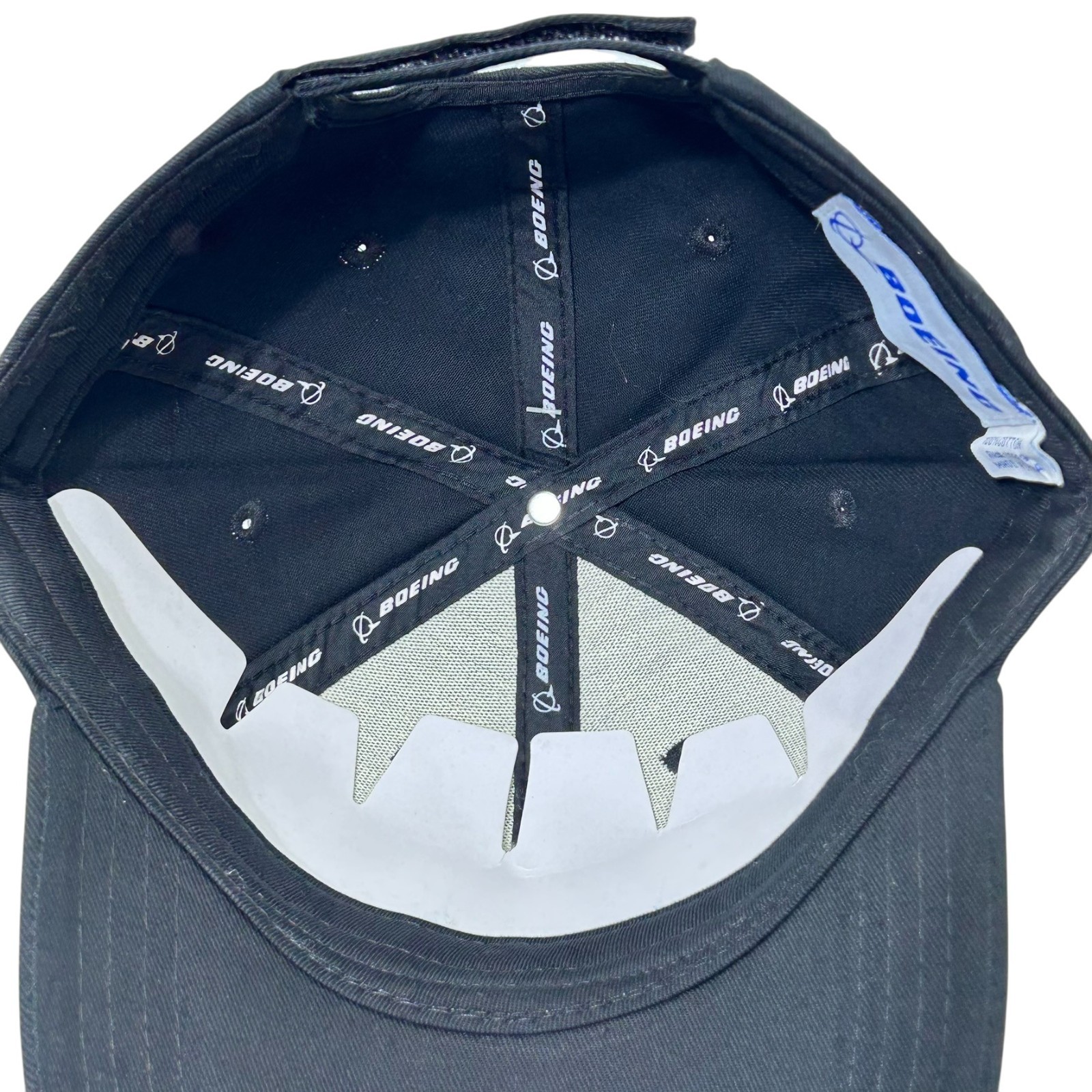 Boeing 787 Dreamliner Dream Delivered Hat Cap Mens Black Adjustable Strapback