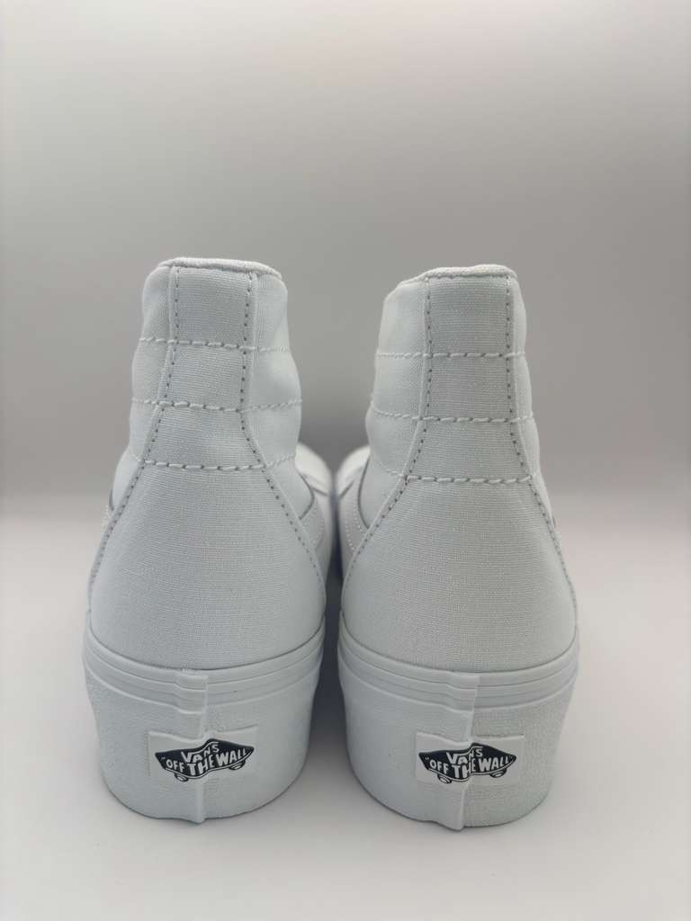 Vans Unisex Sk8-Hi Tapered Stackform Shoes, True White