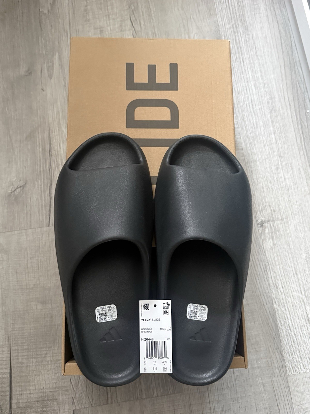 Adidas Yeezy Slide Onyx (100% Authentic) HQ6448 Size 13