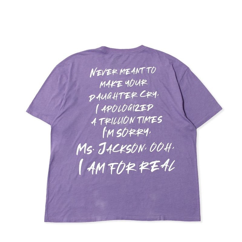 Outkast Purple Graphic Print T-Shirt Crew Neck Short Sleeve Knit Size L