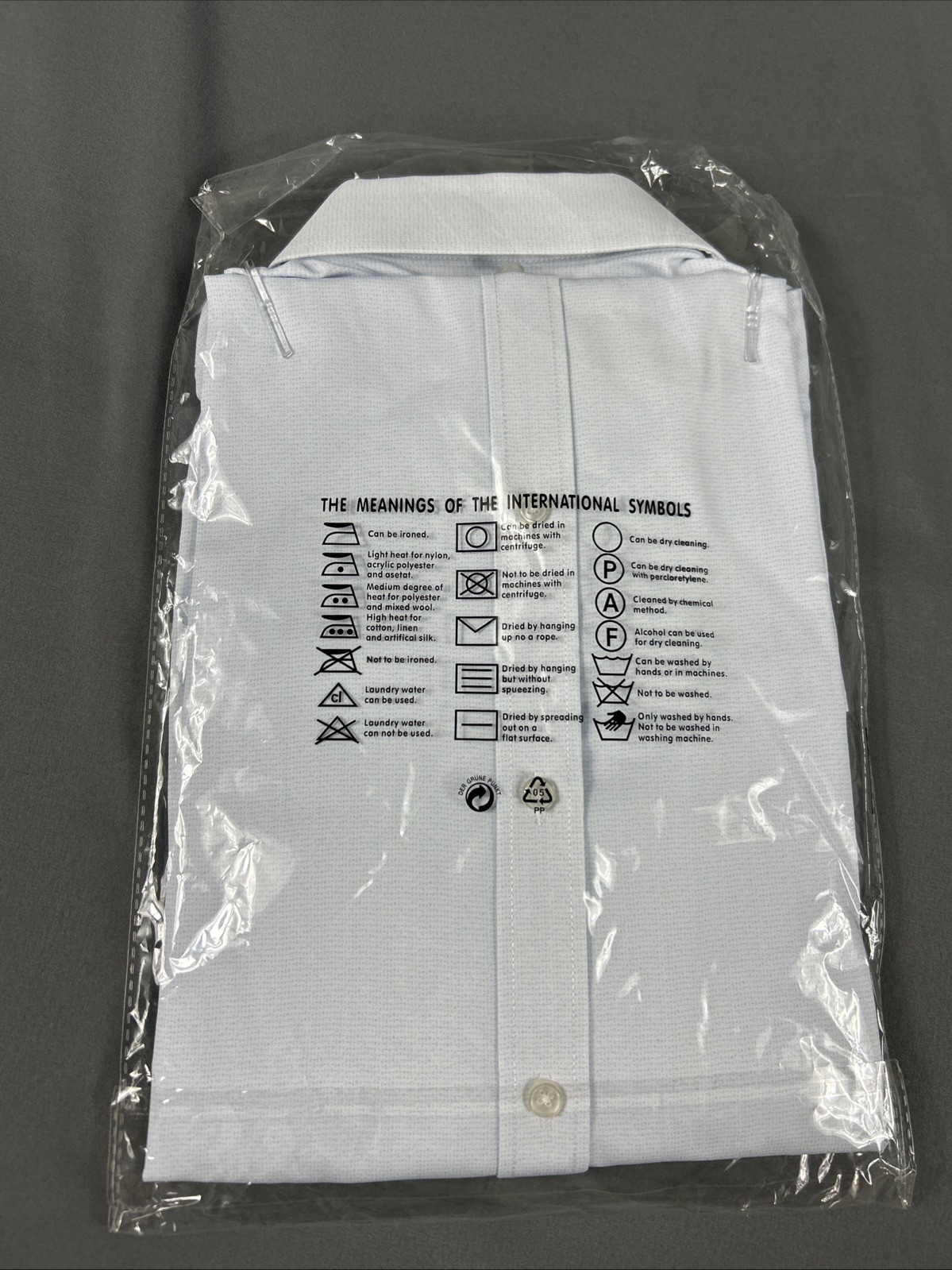 Tom Baine Dress Shirt Slim Performance Large 16-16.5 White Polyester MSRP $70