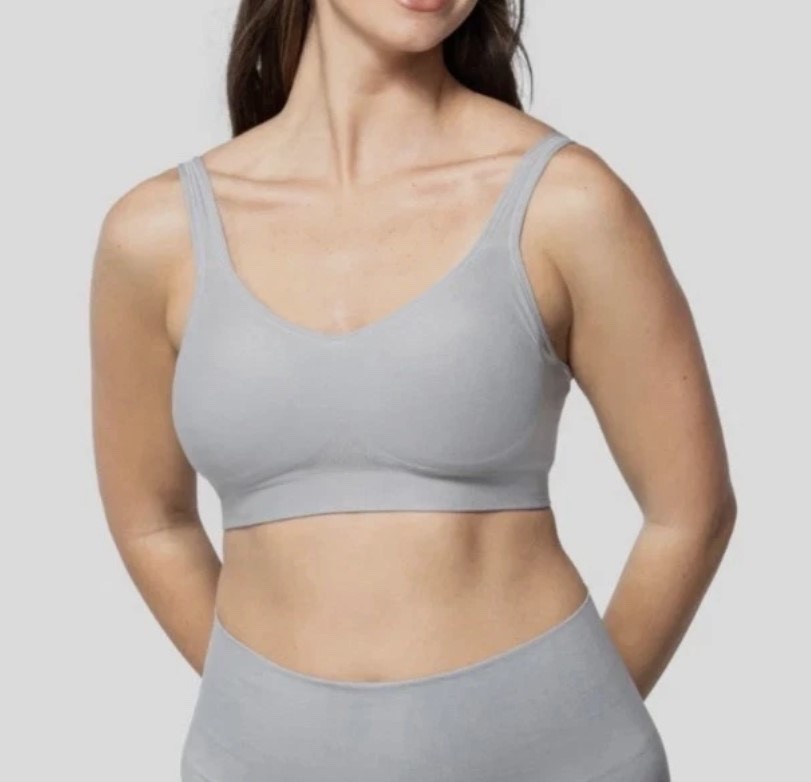 UNDEROUTFIT Comfort Bra #457 Stone (Gray) Large