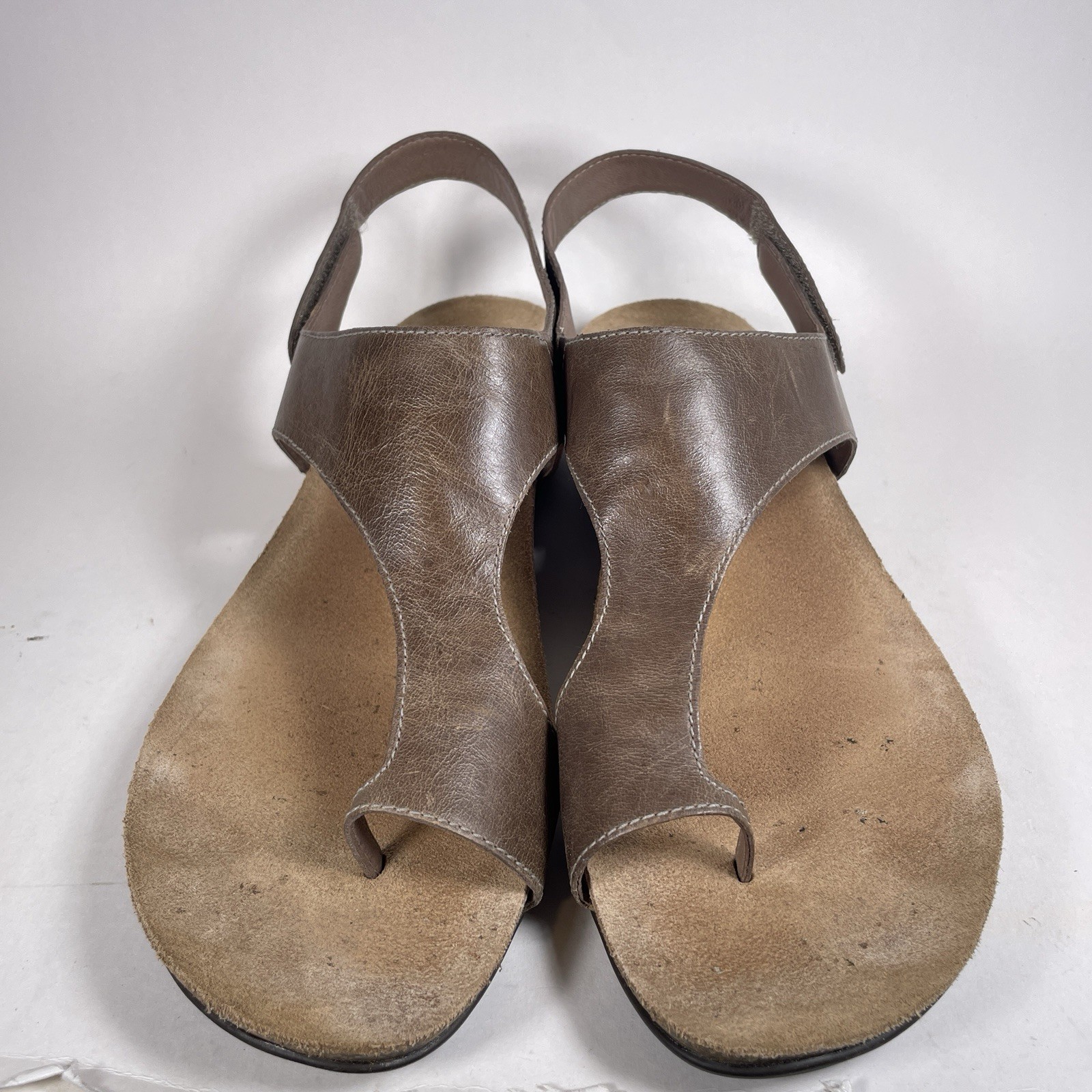 Size 42 – Dansko Reece Stone Women’s Loop Sandal Thong Toe Strap Brown