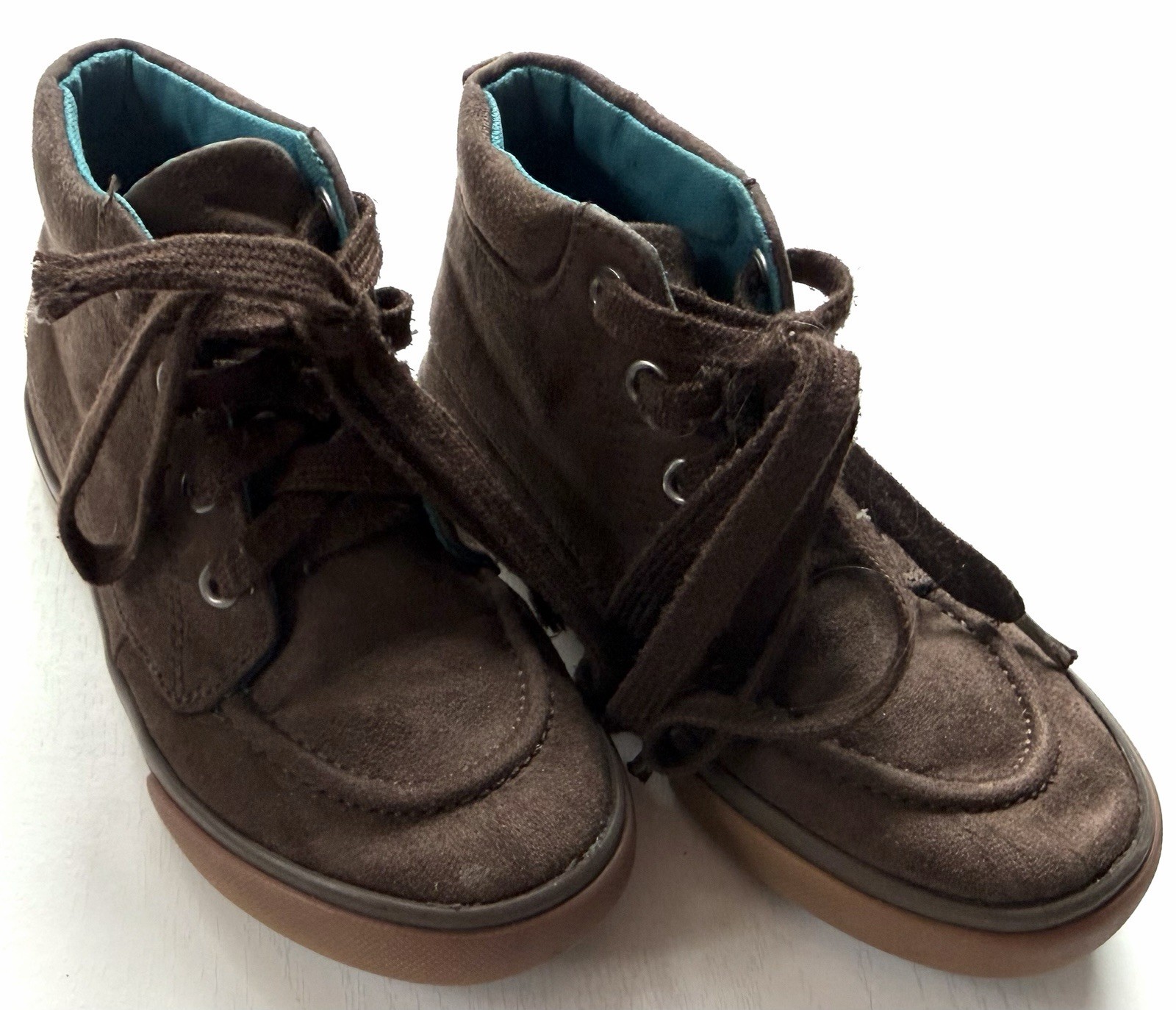 Lot of 2 Toddler Boys Shoes Size 11 Cat & Jack Brown High Tops & Casual Sneakers