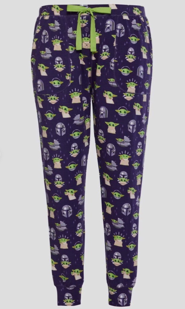 PETER ALEXANDER LUCASFILM STAR WARS MANDALORIAN GROGU EASY PJ PANT WOMENS M BNWT