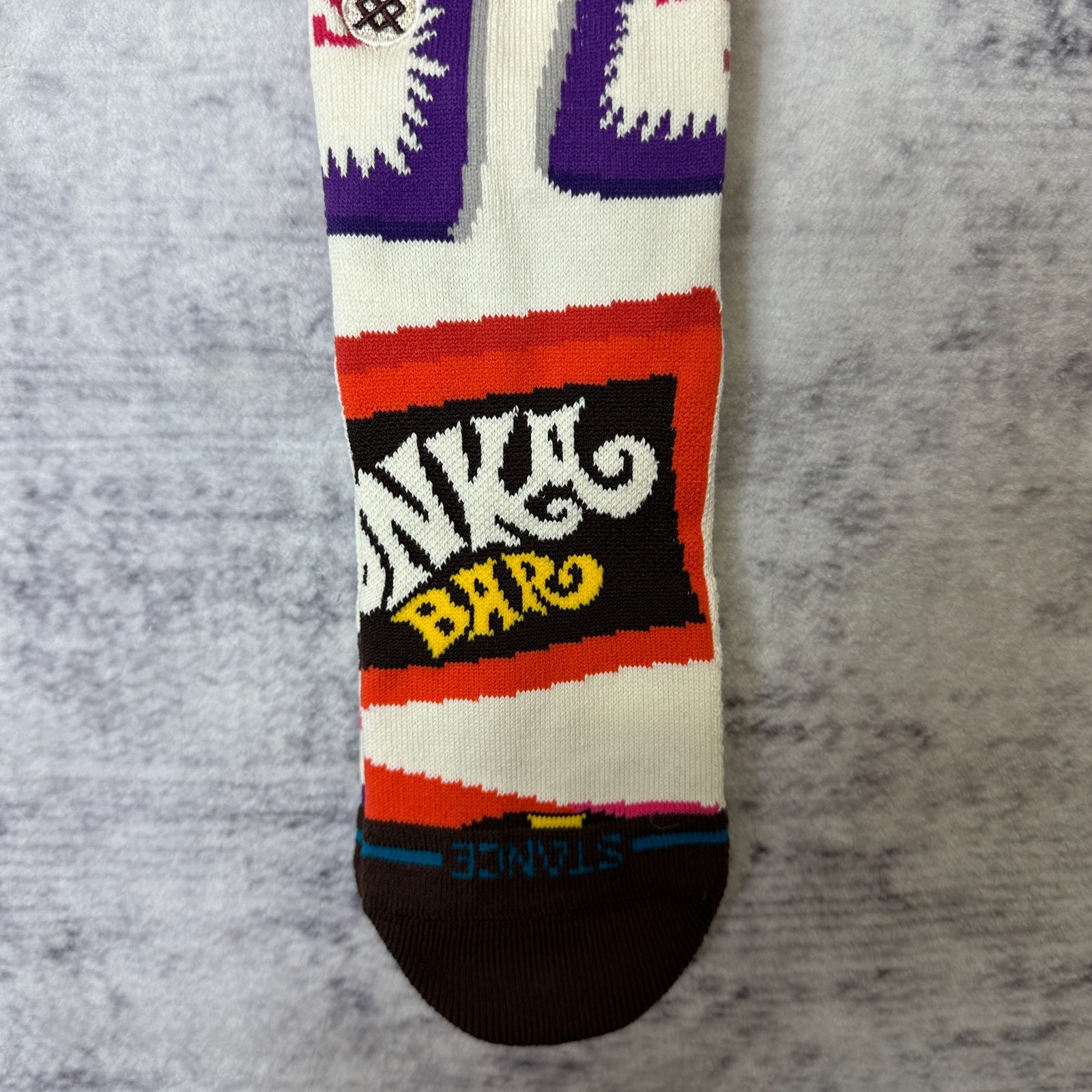 NWT Stance Wonka Bars Willy Wonka Chocolate Factory Crew Socks Men’s Large 9-13