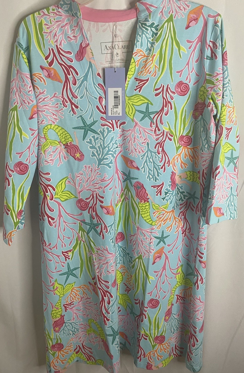 NWT Ana Clare Long Sleeve Finlay Ariel Dress WOMEN’S Sz XL