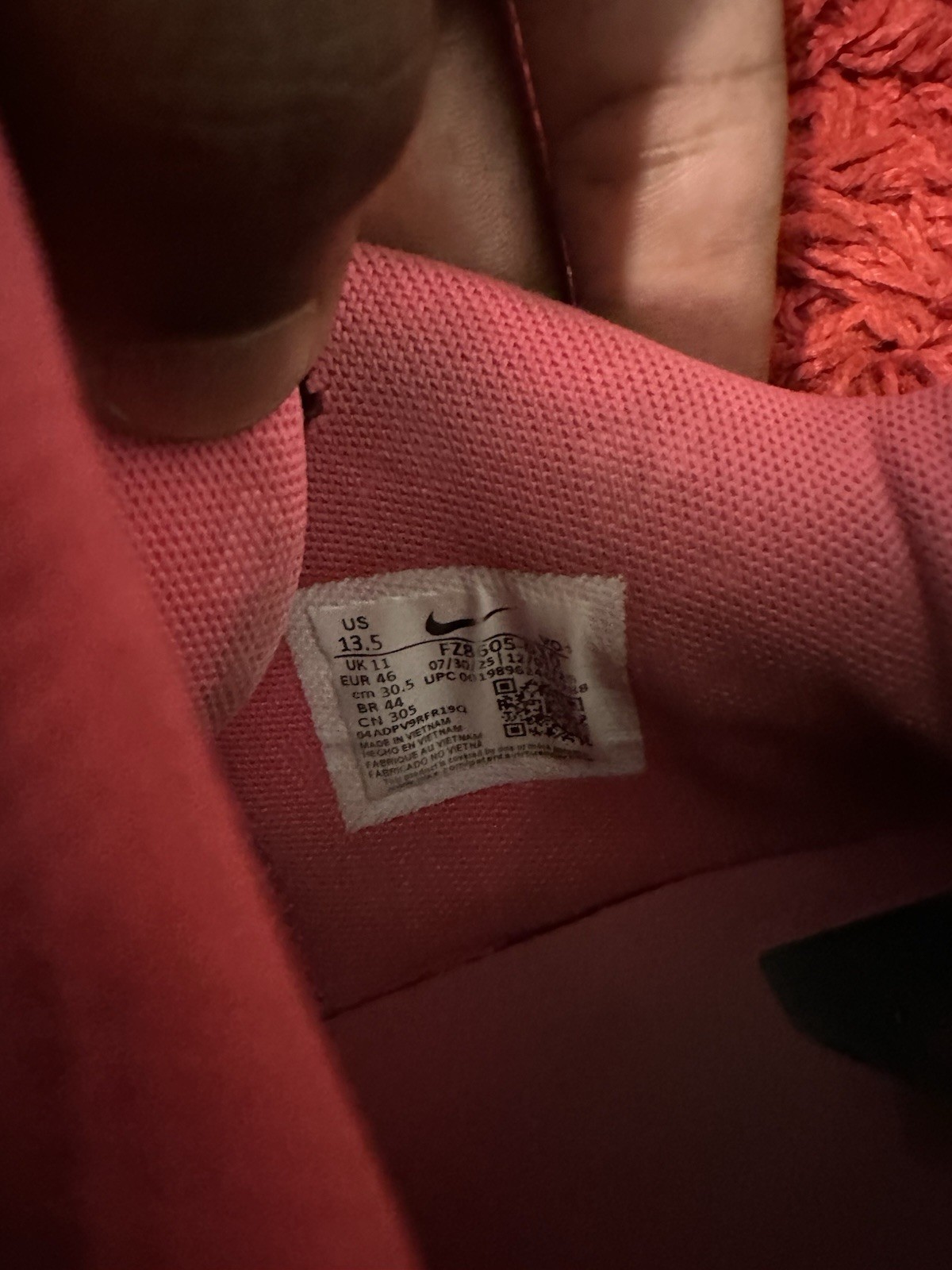 Nike A’One ‘Warning Label’ Basketball Shoes
