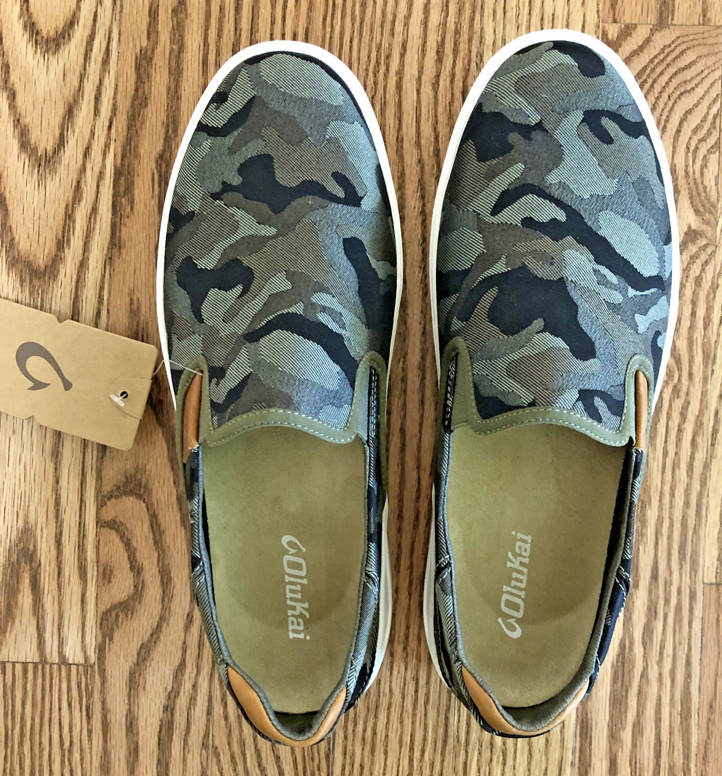Olukai Men’s Lae’ahi Pa’i Slip-On Shoe Size 10 Pacific Camo Casual Sneakers NWT