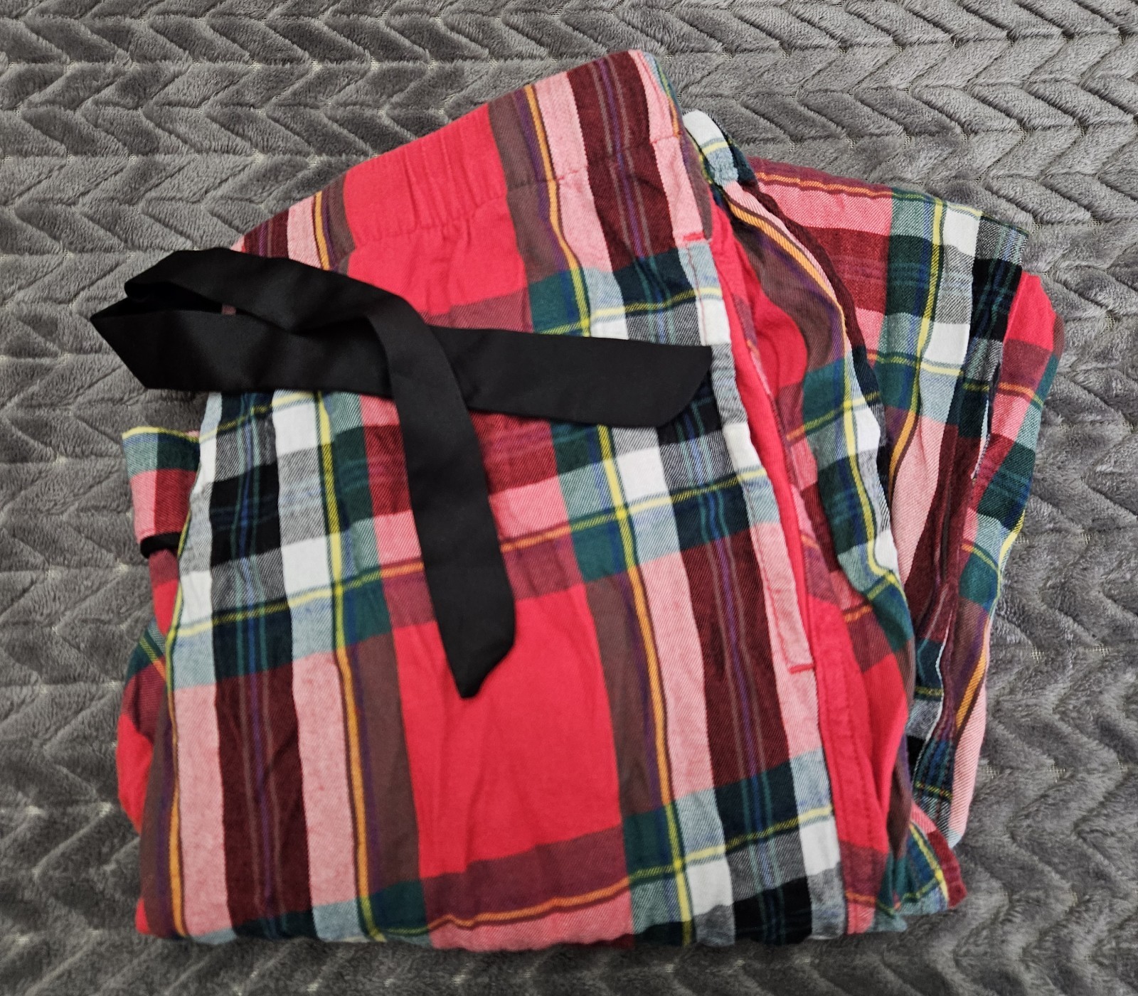 Victoria’s Secret Pajama Pants Size XXS Women’s Red Green Plaid Cotton Blend