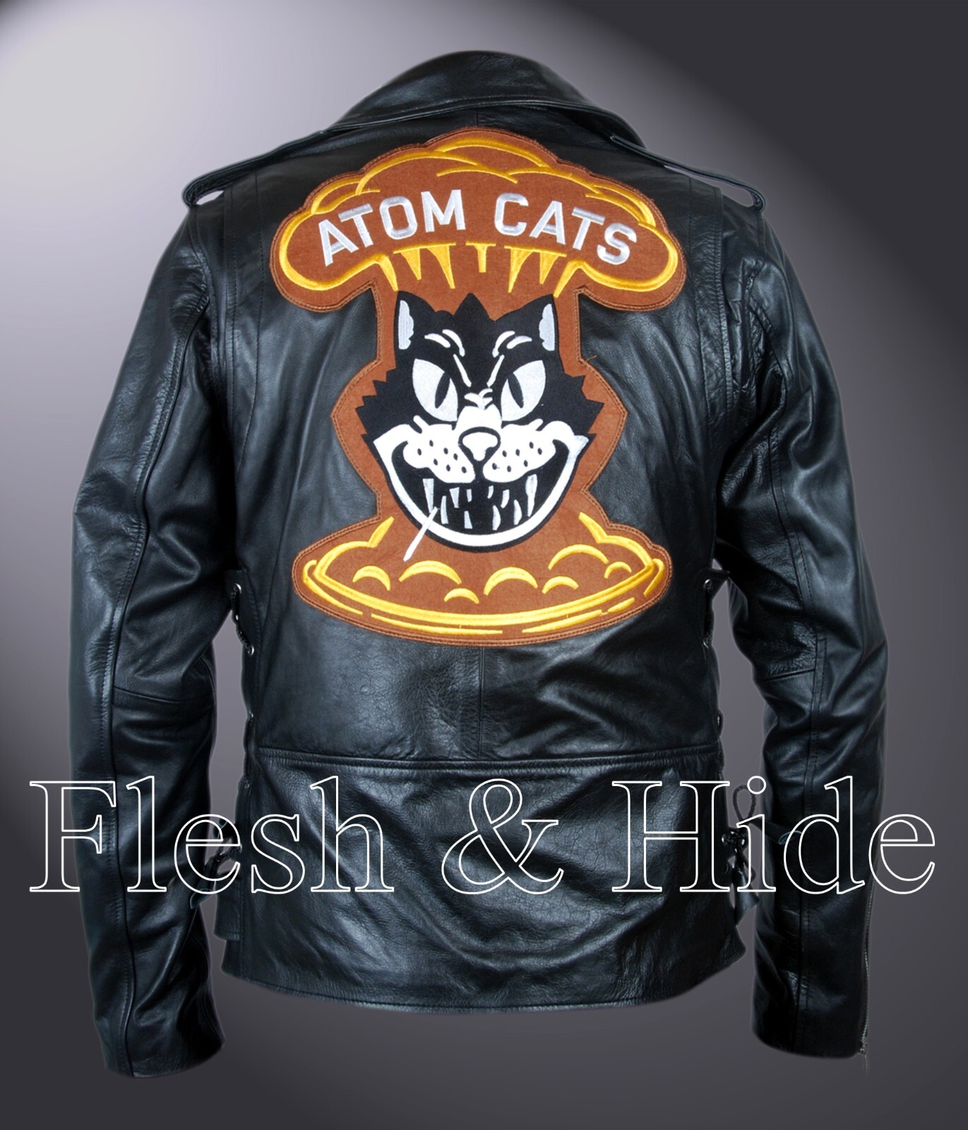 Atom Cats Motorcycle Double Rider Gaming Greaser Jacket
