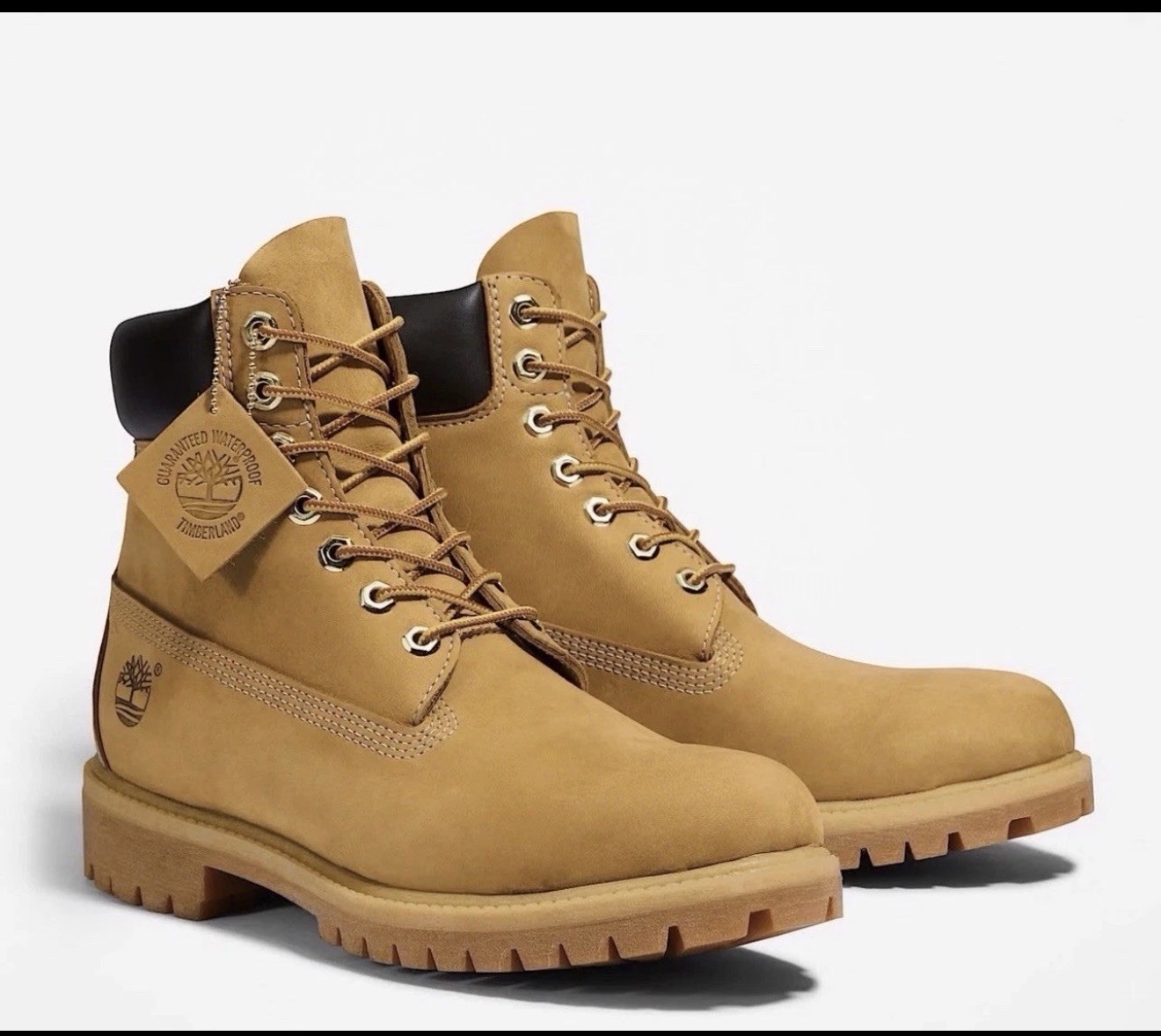 Timberland Men’s 6 Inch Premium Waterproof Boots Size 10.5 US Wheat (FINAL SALE)