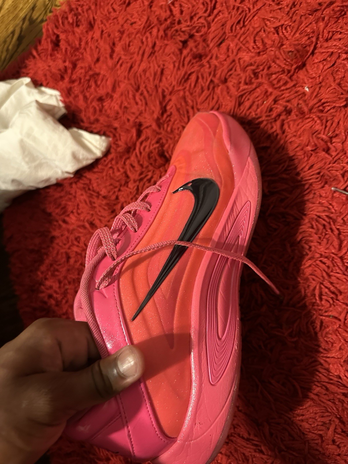 Nike A’One ‘Warning Label’ Basketball Shoes