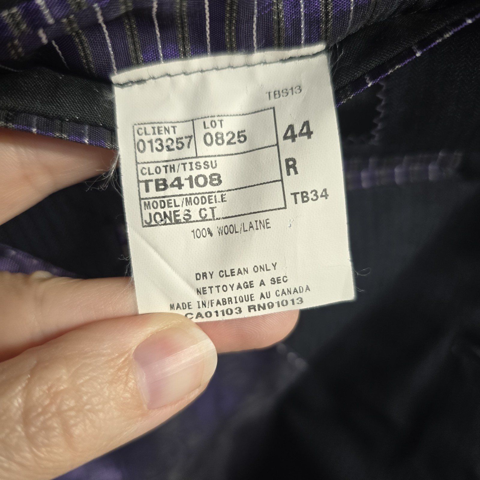 Ted Baker Endurance Sport Coat Mens Size 44R Black Wool Two Button Double Vented