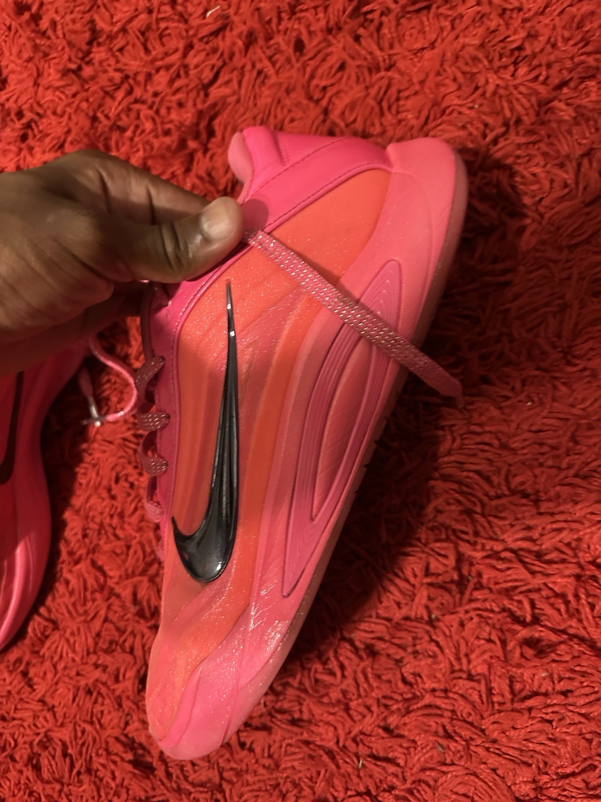 Nike A’One ‘Warning Label’ Basketball Shoes