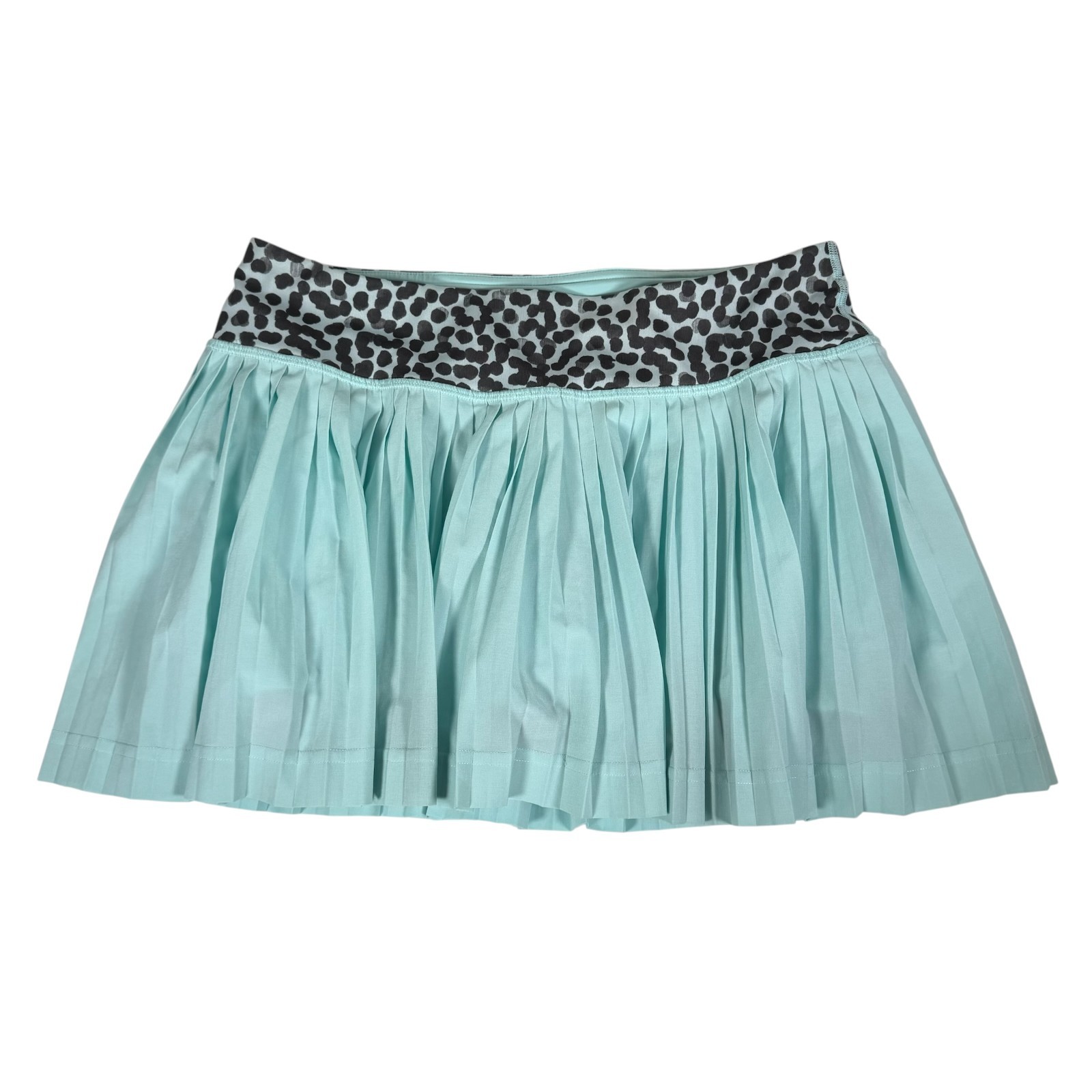 Lululemon Womens Tranquil Blue Teal Pleat To Street II Skirt Tennis Skort Size 4