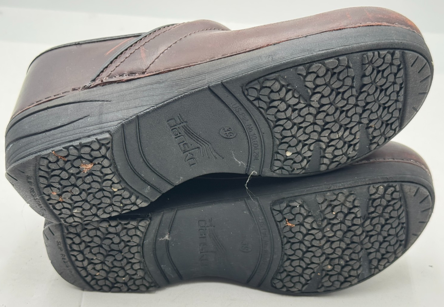 Dansko XP 2.0 Women’s Clog 8.5-9 Brown Leather Round Toe Casual Slip On Shoes
