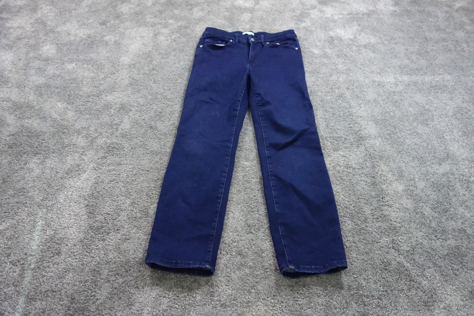 Good American Jeans Womens 6-12 Blue Always Fit Good Leg Straight Denim Stretch