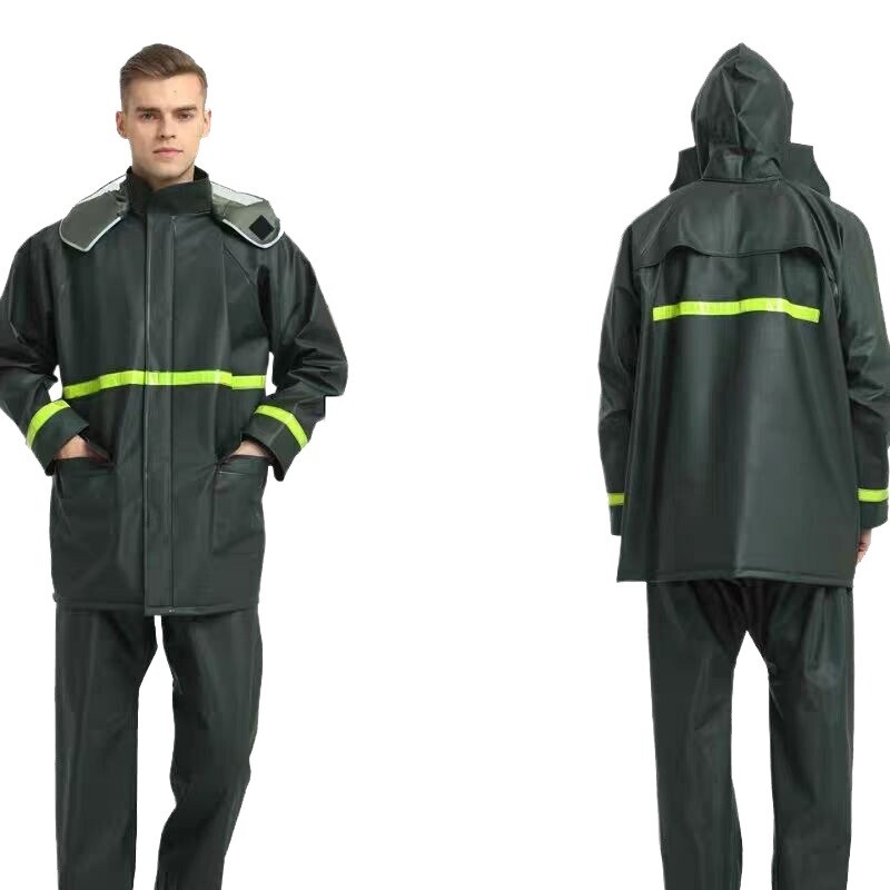 Men Women Rain Suits Jackets Pant Gear motorcycle hivis Waterproof Raincoat