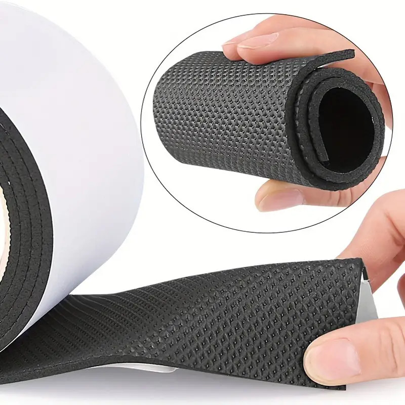 Self-Adhesive EVA Shoe Sole Repair Patch Black Rubber Anti-Slip Protector Pads