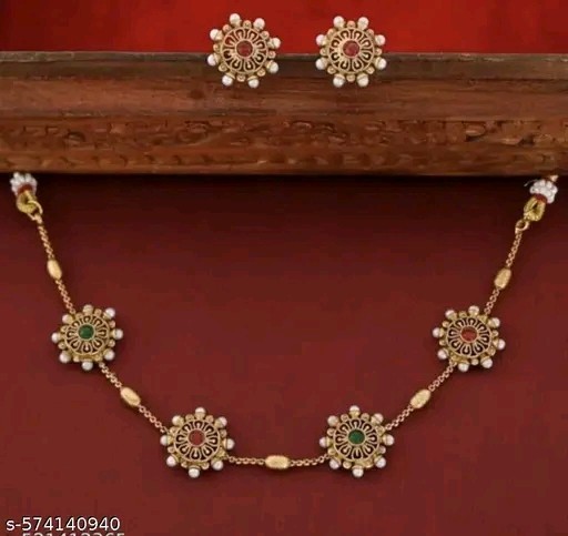 Indian Bollywood Gold Plated Kundan Choker Bridal Necklace Earrings Jewelry Set