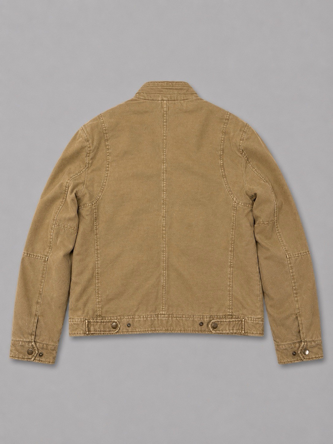 Levi’s Men’s Brown Quilted Lined Jacket M Zip/Snap Stand-Up Collar