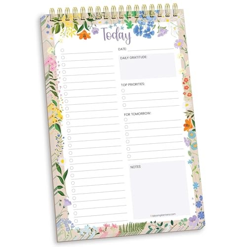 To Do List Book for Work – Undated Page A Day Daily Planner, 60 Sheets for