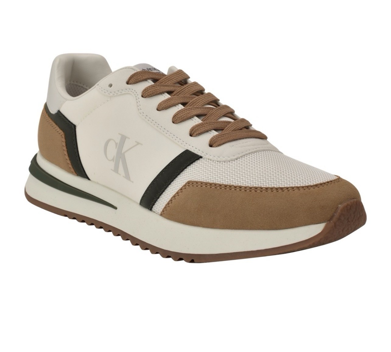 Calvin Klein Picio Men’s Lace-up Boots Medium Natural/White : 10 M