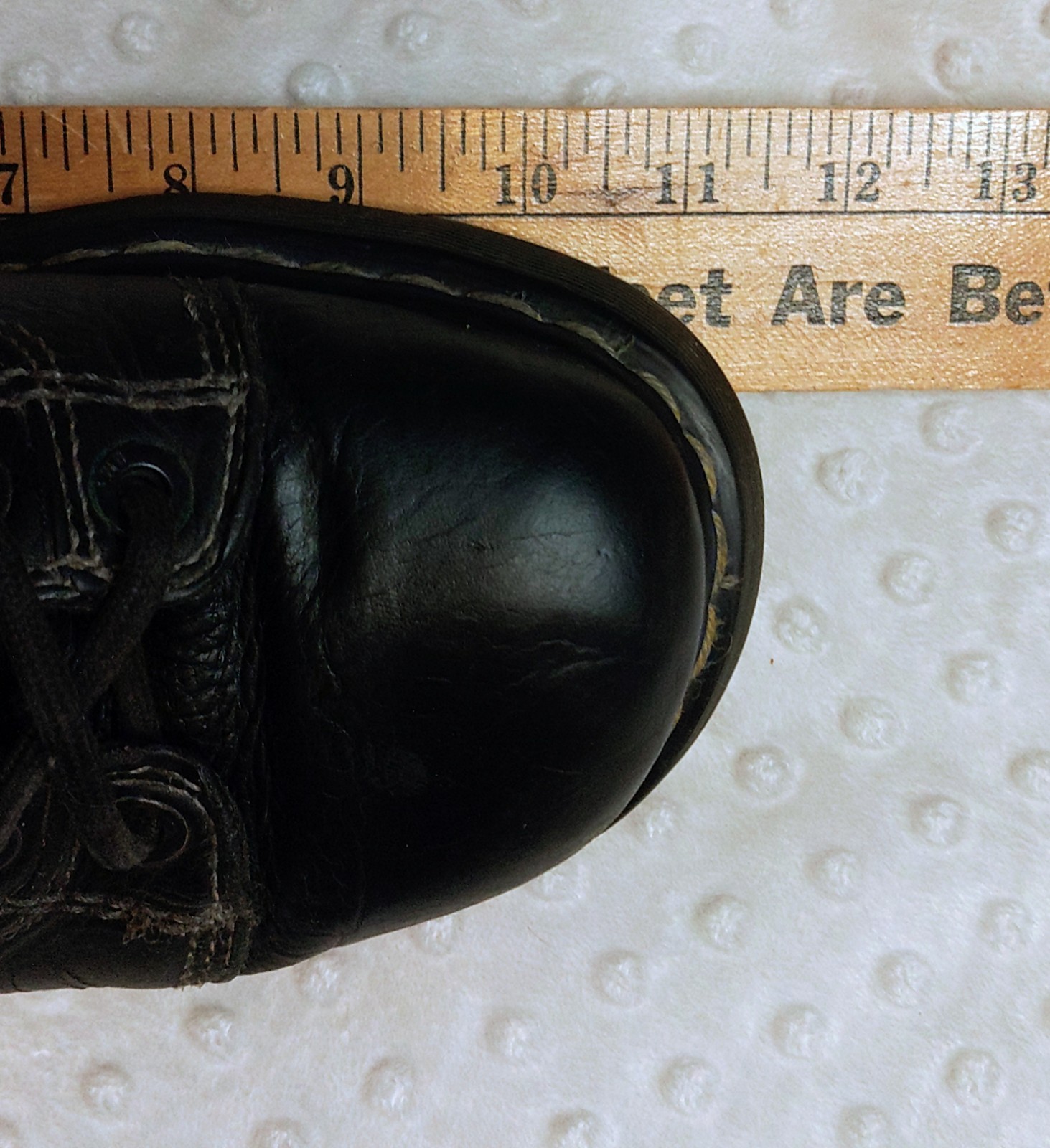 Dr. Martens VTG Air Wair 8A07 BLACK Ankle Lace Up M 8 W 7 Combat Boots None Slip