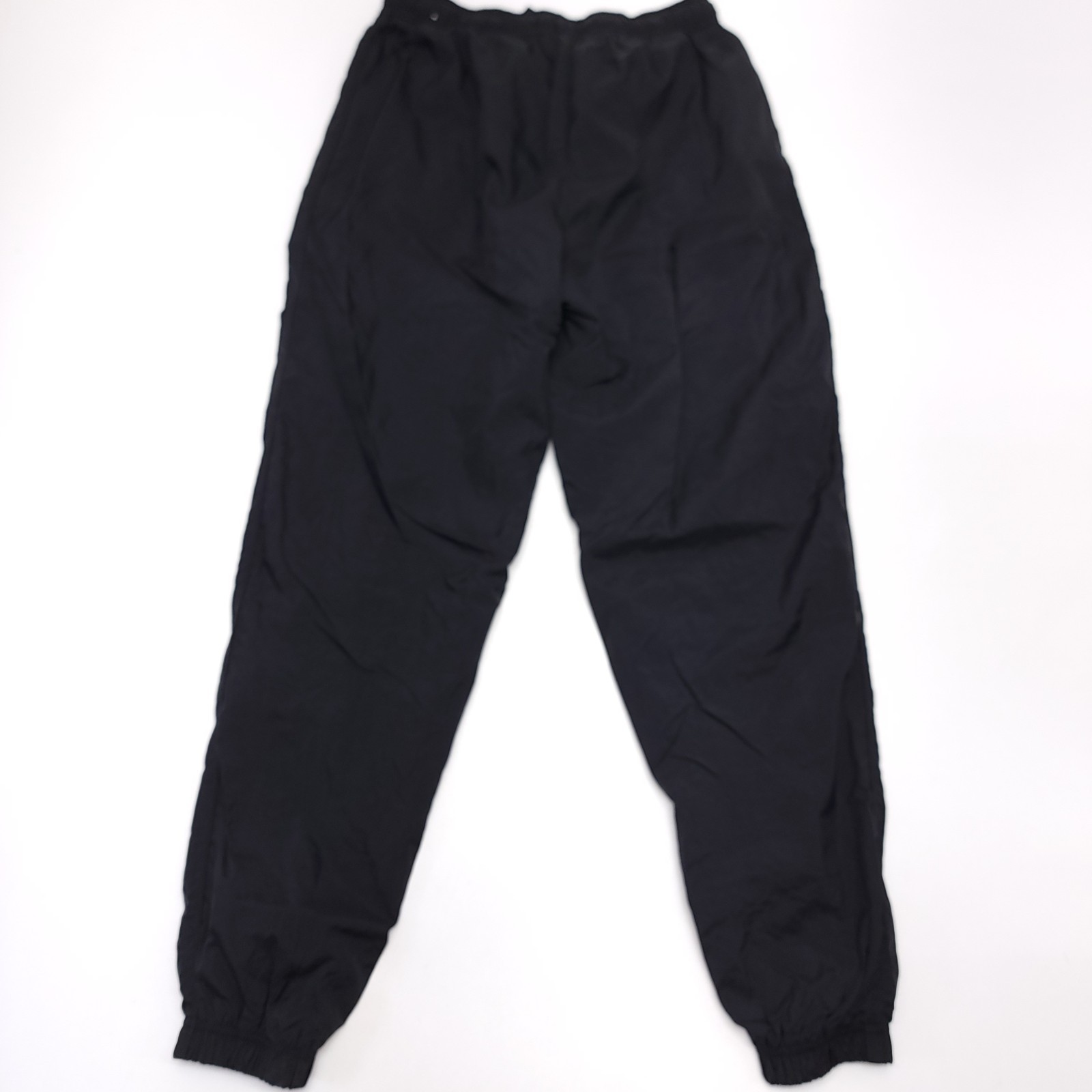 Nike Track Pants Mens Medium Parachute Workout Pants Cuffed Gym Retro Black