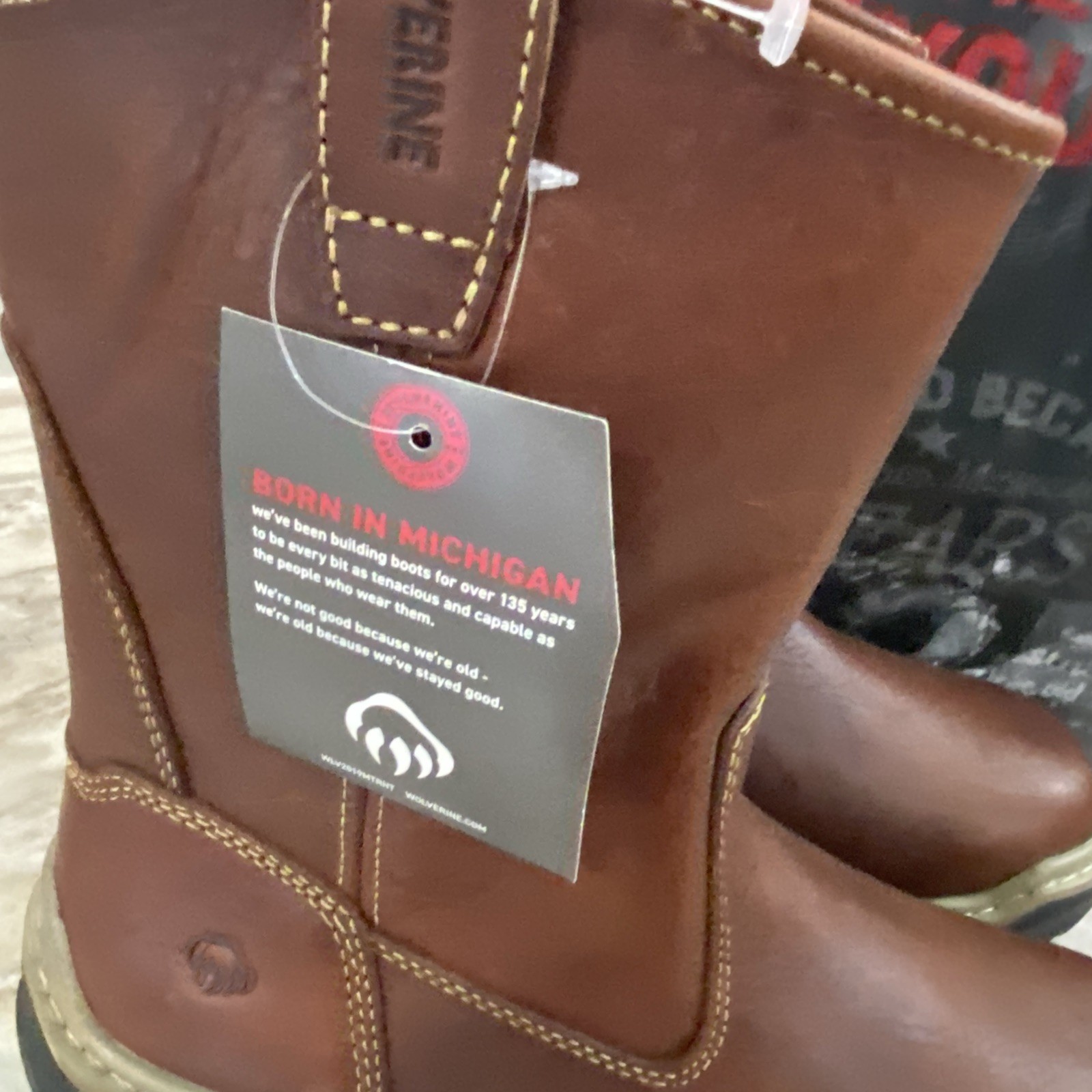 Wolverine Raider w210063 Dura shock Carbonmax Wellington Boots Soft Toe Multi
