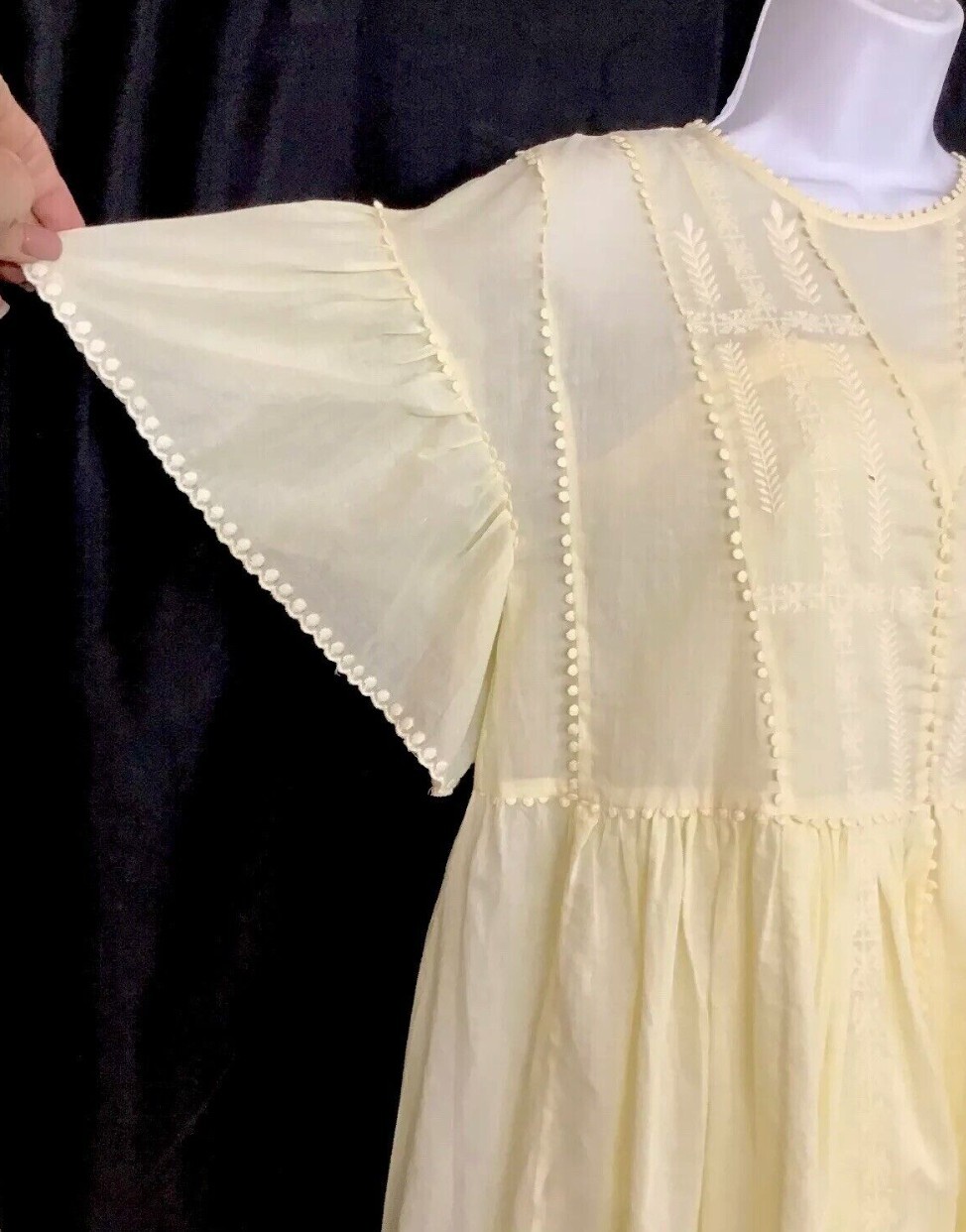 Isabel Marant Etoile Annaelle Dress yellow NWT size 44