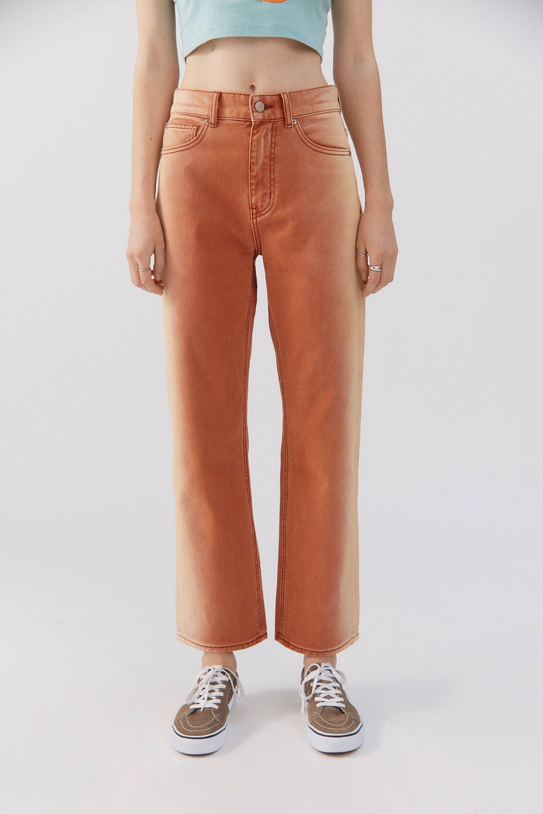 NWT BDG Burnt Orange Ombré Cowboy Jeans Women’s Size 28
