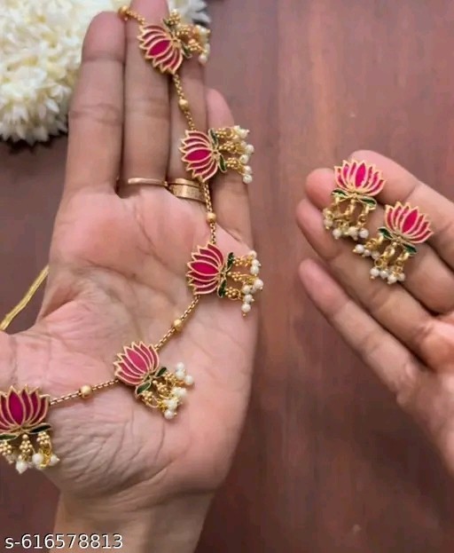 Indian Bollywood Gold Plated Kundan Choker Bridal Necklace Earrings Jewelry Set