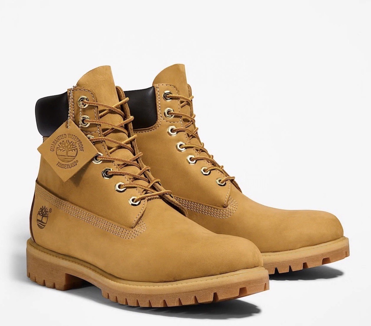 Timberland Men’s 6 Inch Premium Waterproof Boots Size 9.5 US Wheat (FINAL SALE)