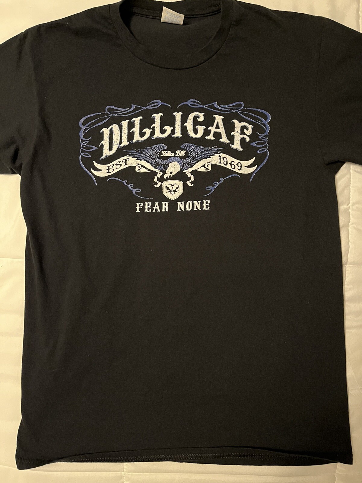 DILLIGAF Bohica Bill Fear None T-Shirt Size Medium Short Sleeve