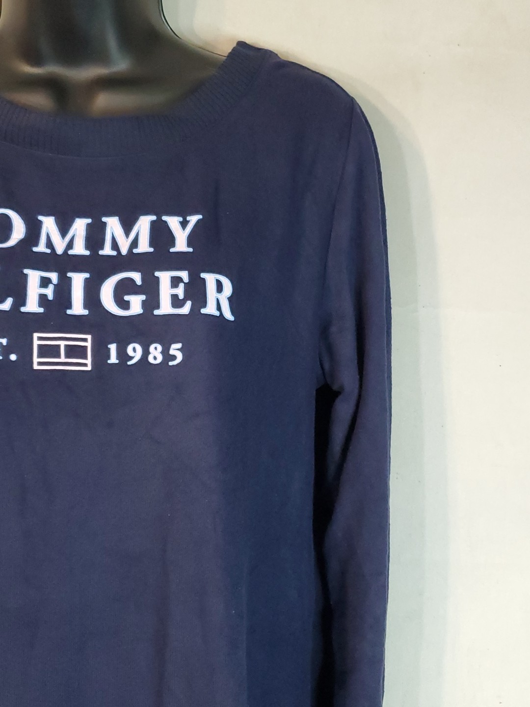 Tommy Hilfiger Long Sleeve Blue Women’s Nightshirt Size Small New with Tags