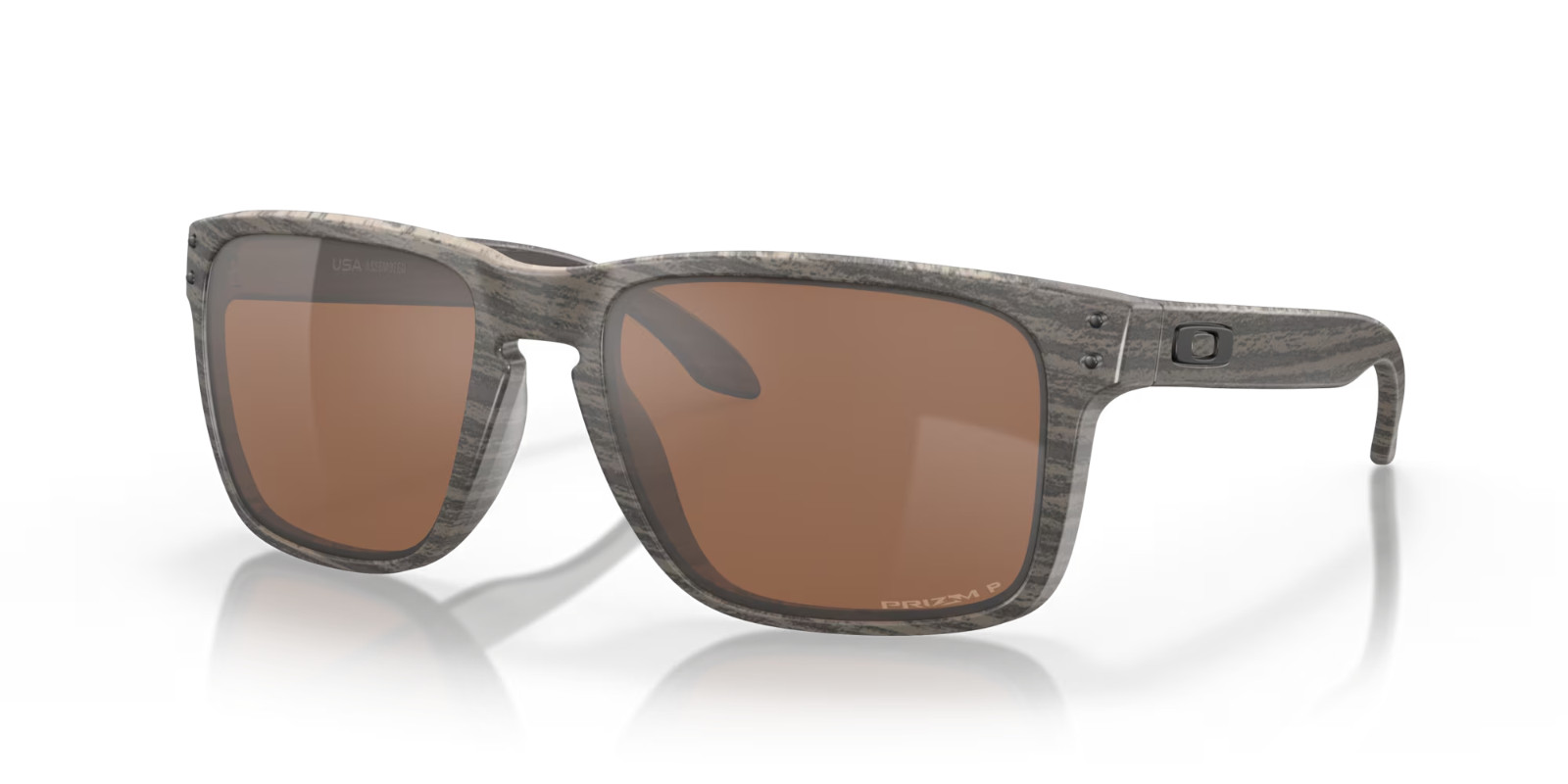 NEW* Oakley HOLBROOK XL Woodgrain POLARIZED PRIZM Tungsten Sunglass OO9417-06