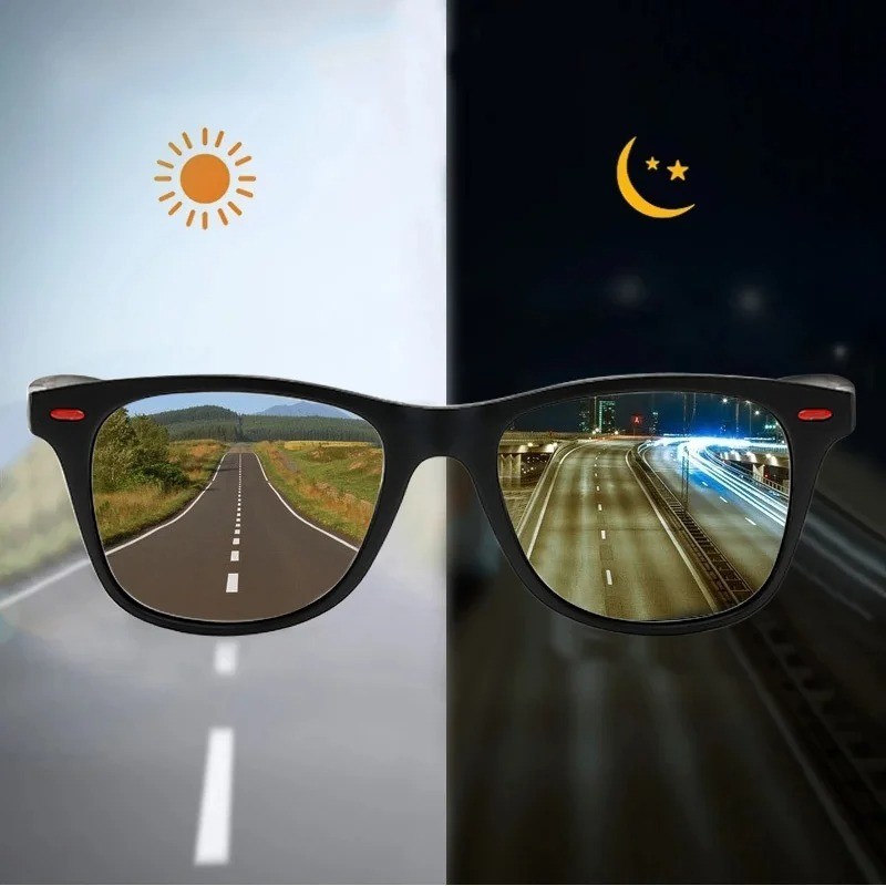 Night Vision Polarized Sunglasses Men Driving Glasses UV400 Outdoor Sport Goggle
