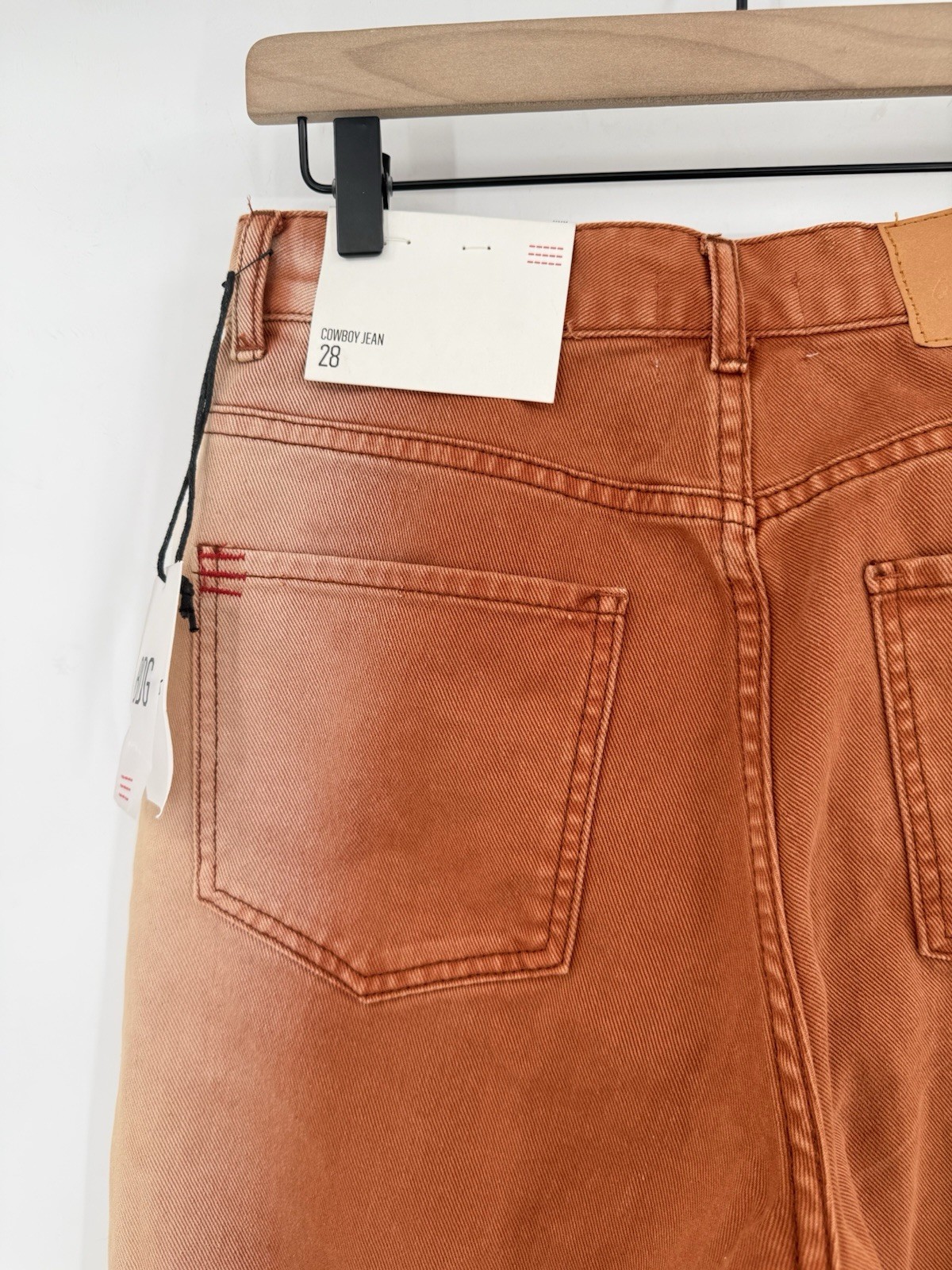 NWT BDG Burnt Orange Ombré Cowboy Jeans Women’s Size 28