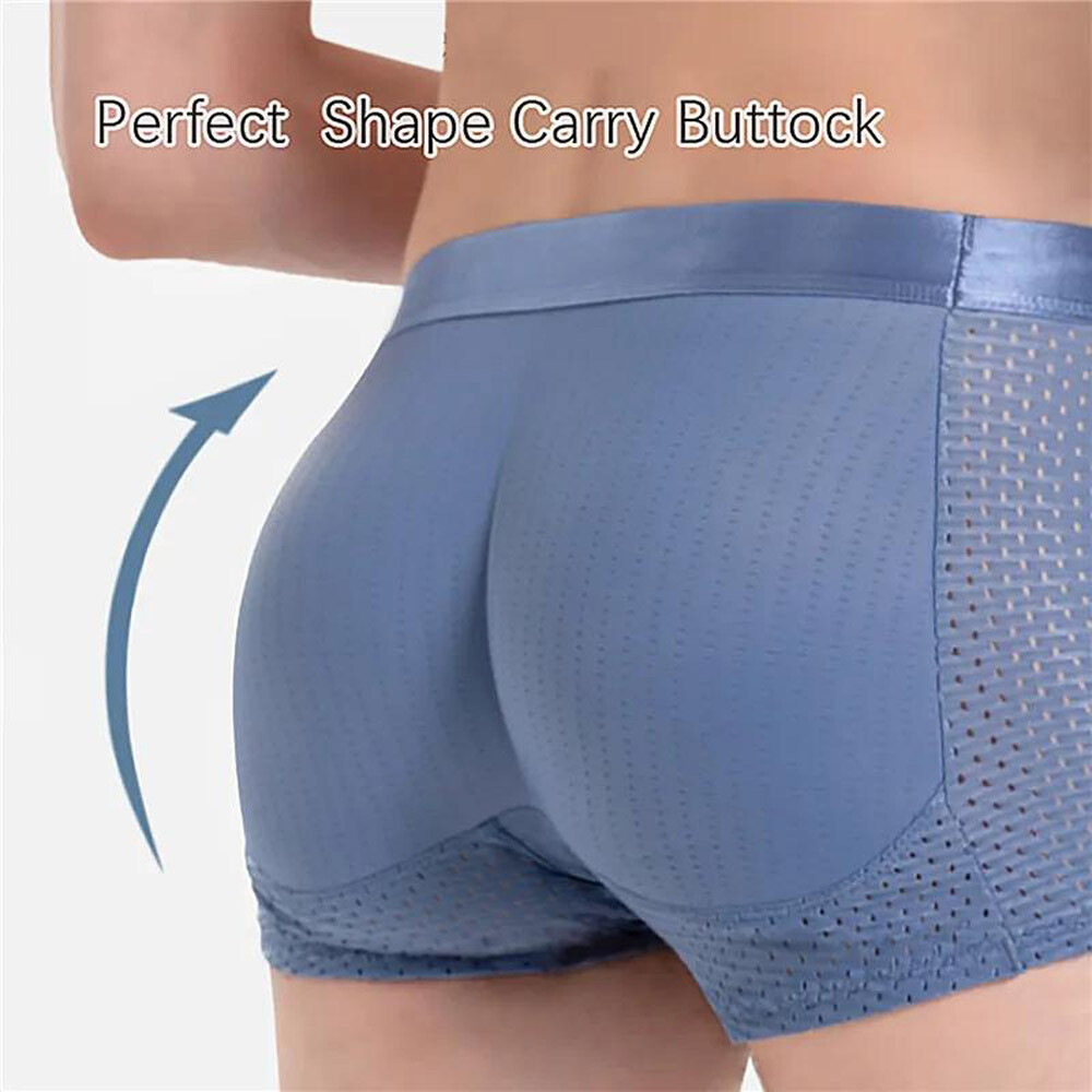 Men Padded Briefs Butt Lifter Enhancer Hip Sexy Underwear Body Shaper Short US