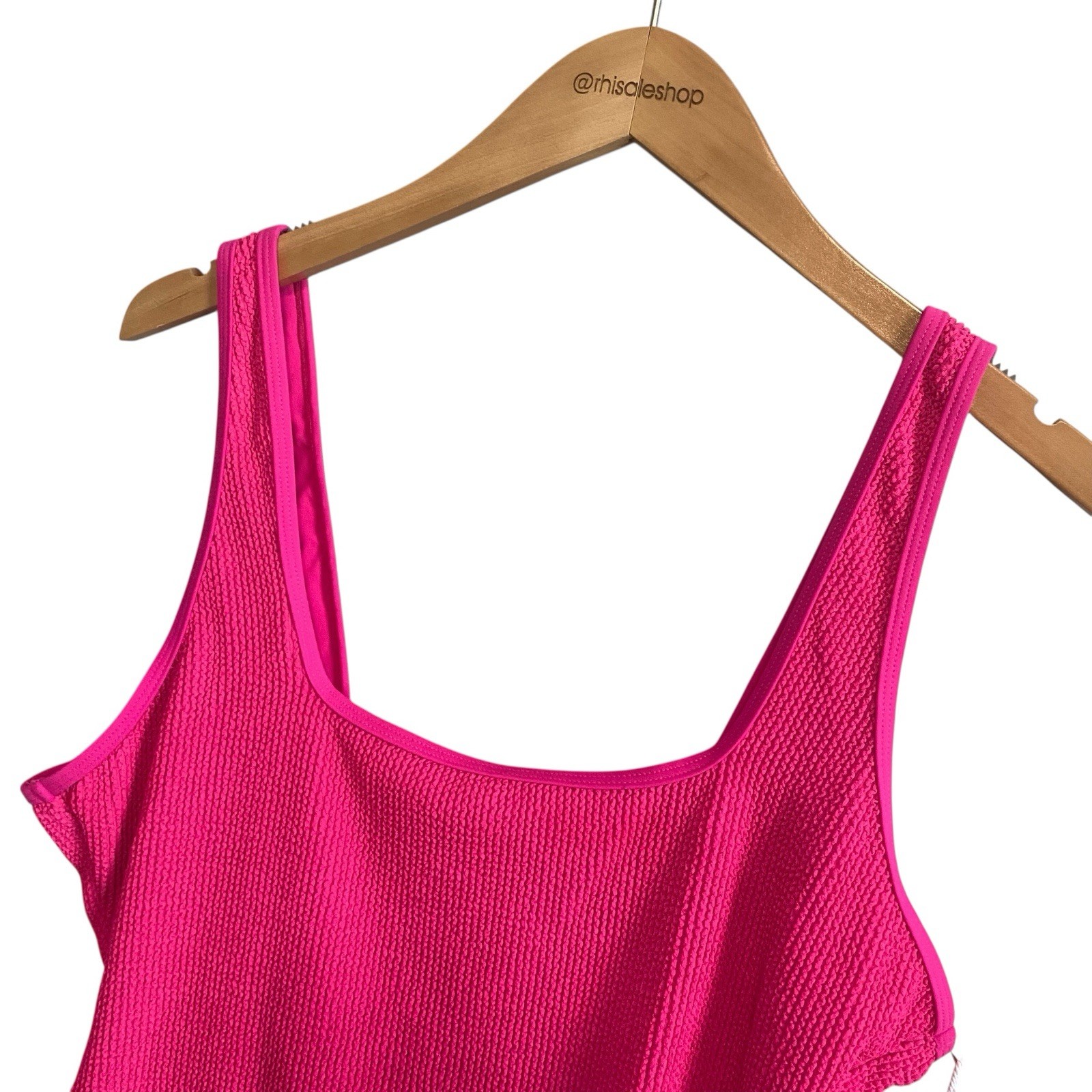NWT Good American Pink Always Fit One-Piece Swimsuit Size 2X/3X