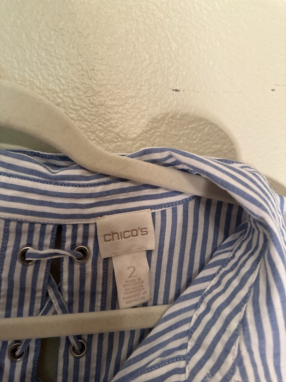 Linen Cotton Top Cowl Neck Shirt Slate Blue, Size Plus 2