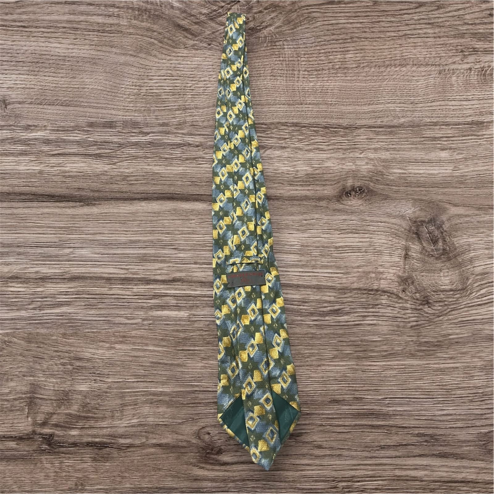 Charleston Tie Rack 100% Silk Geometric Tie Made in Italy