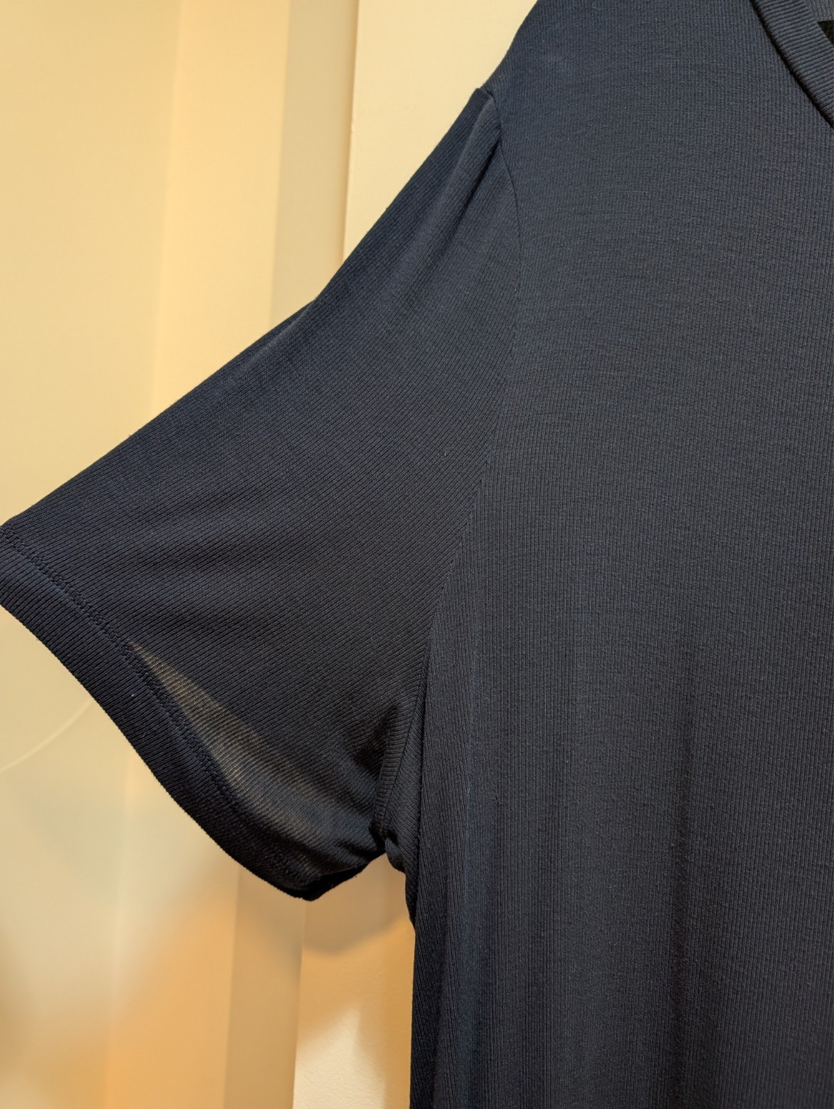 Universal Standard XL 26-28 Foundations crew neck navy short sleeve top