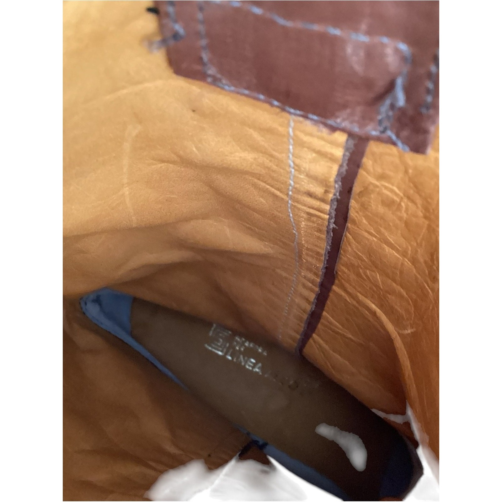 Vero Cuoio Vintage NEW Brown Leather Western Cowboy Boots Made in Italy