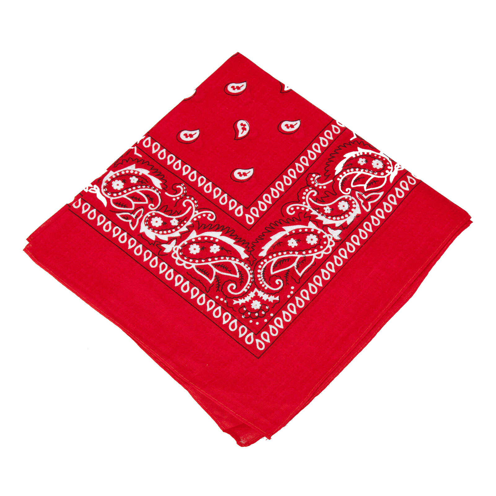 3-Pack Bandana 100% Cotton Paisley Print Double-Sided Scarf Head Neck Face Mask