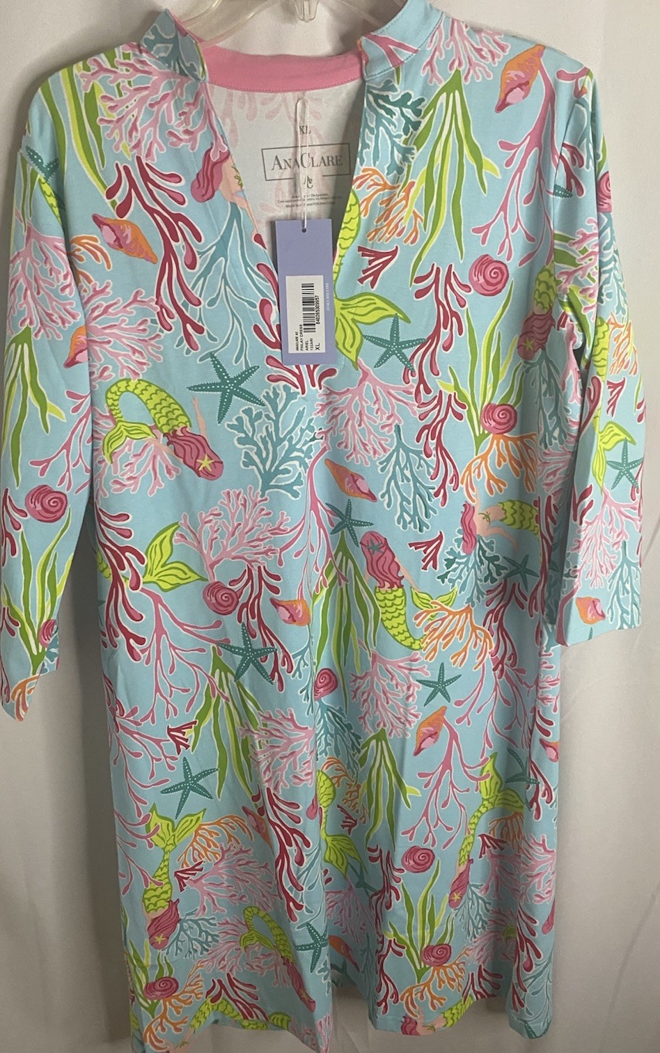 NWT Ana Clare Long Sleeve Finlay Ariel Dress WOMEN’S Sz XL